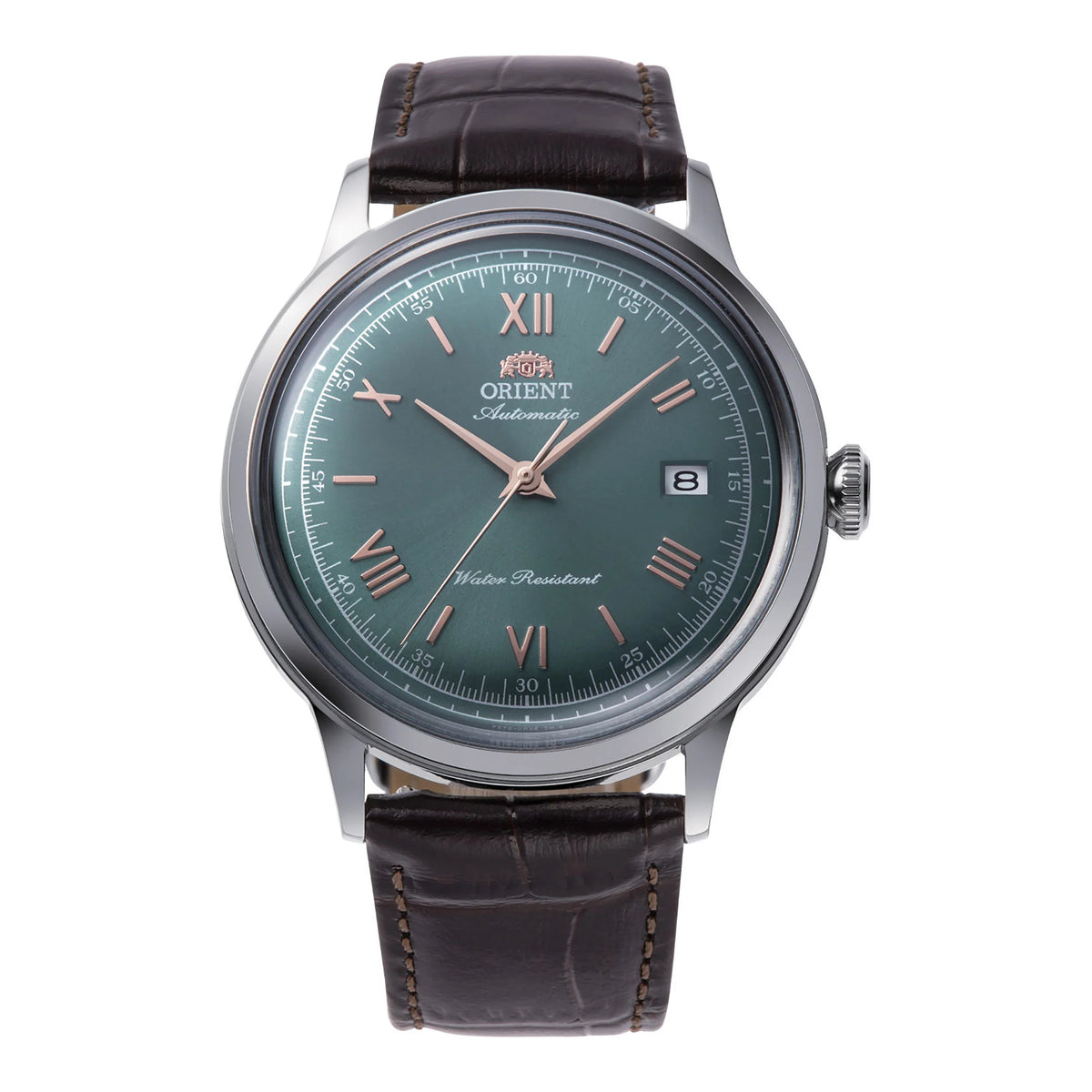 Orient Orologio Analogico Automatico Uomo con Cinturino in Pelle FAC0000EW0, Argento Orient Orologio Analogico Automatico Uomo con Cinturino in Pelle FAC0000EW0, Argento