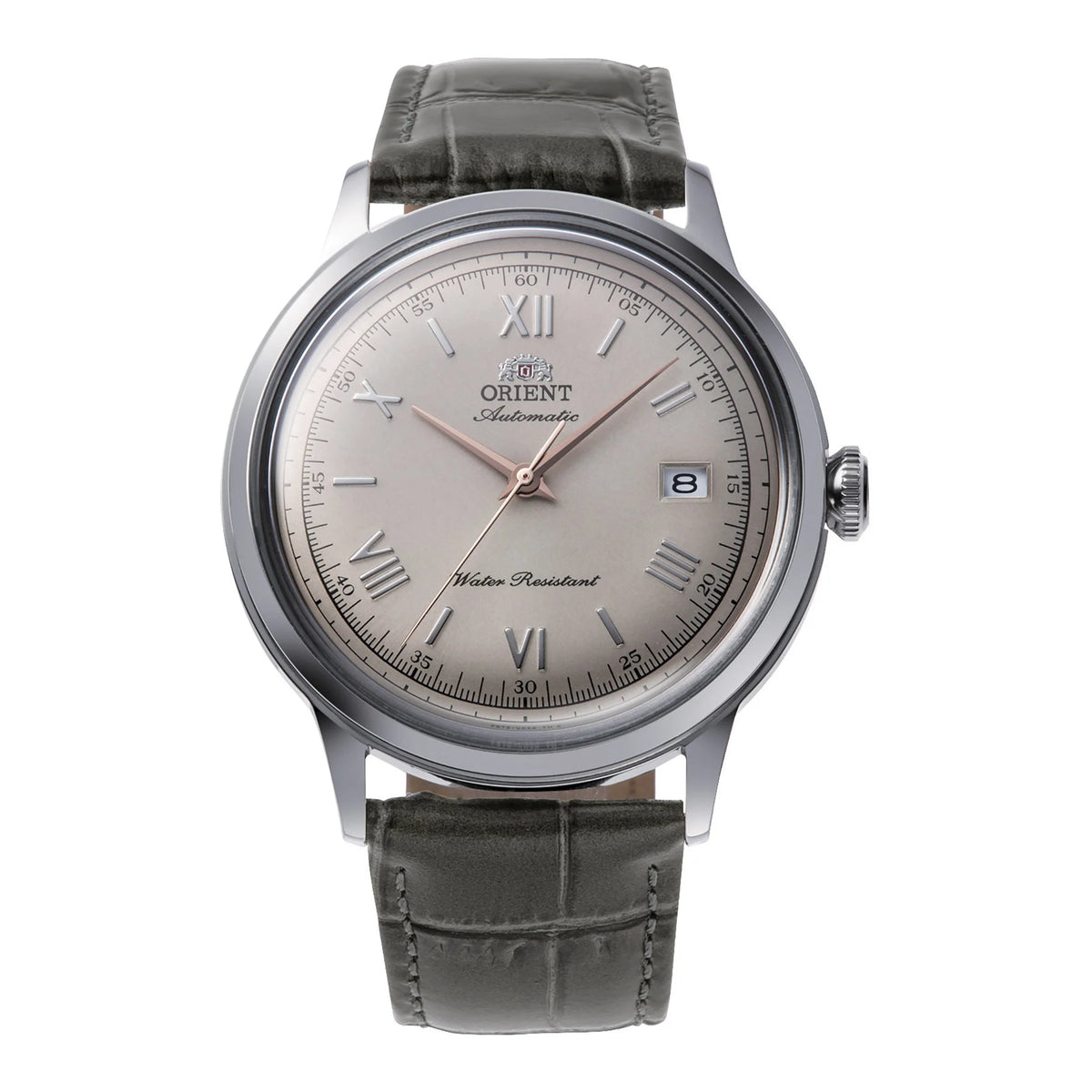 Orient Bambino V4 Orologio Automatico Uomo – Quadrante Verde, Cinturino In Pelle Marrone, Cassa Acciaio - 5