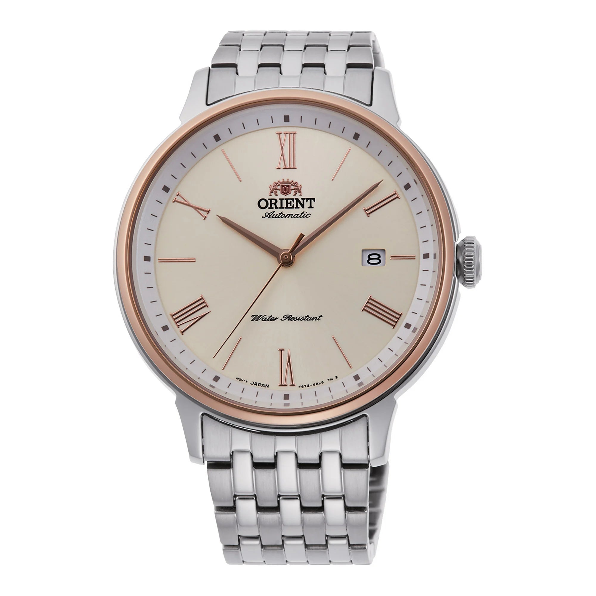 Orologio da uomo Orient Contemporary Sun & Moon quadrante blu automatico RA-AK0308L10B