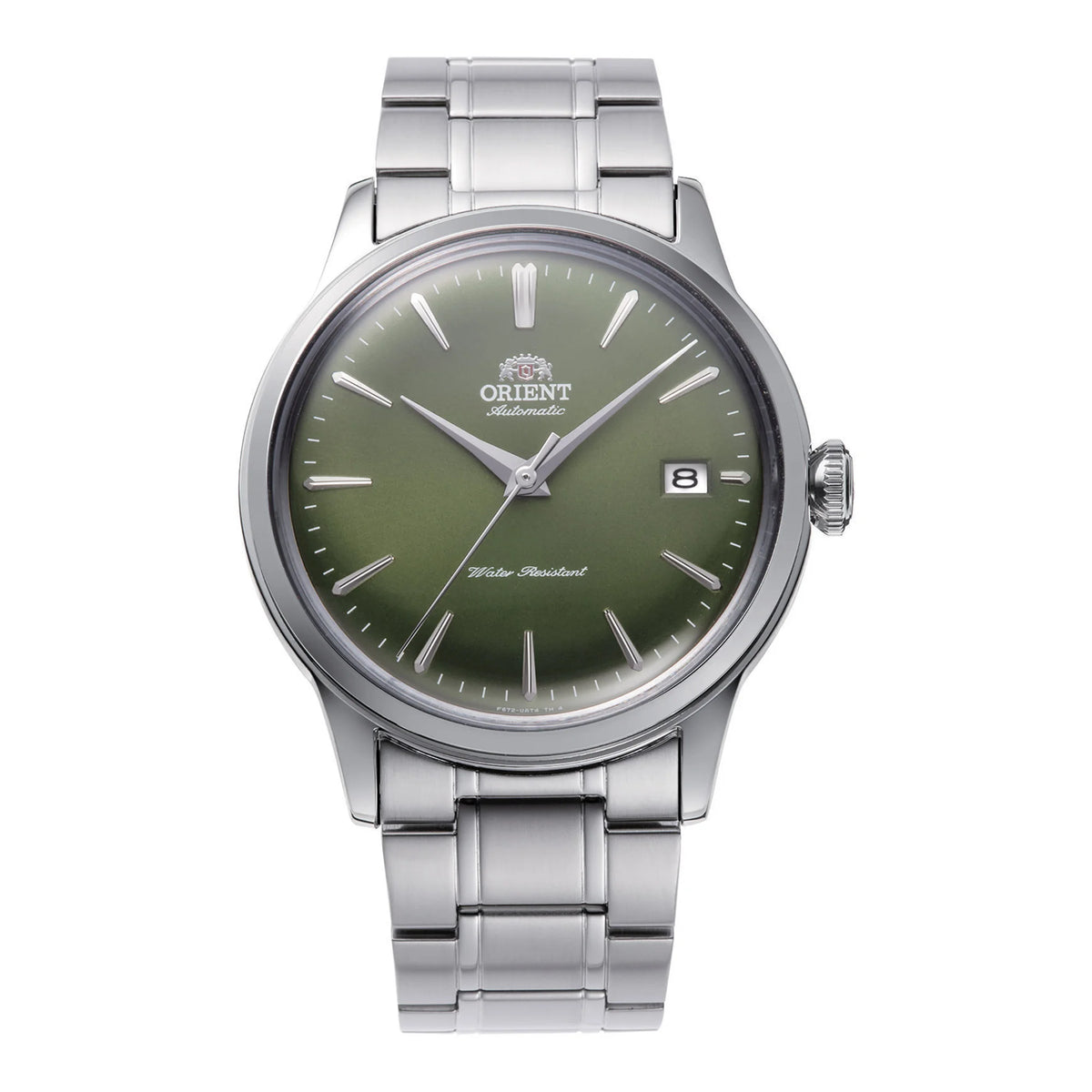 Orient Bambino 38mm – Orologio Automatico Unisex Con Bracciale In Acciaio E Quadrante Verde