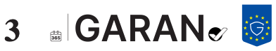 GARAN - Garanzia del produttore di 3 anni