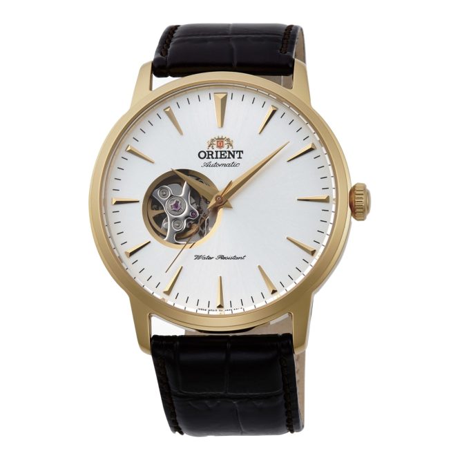 Open Heart 41mm Dorato Marrone