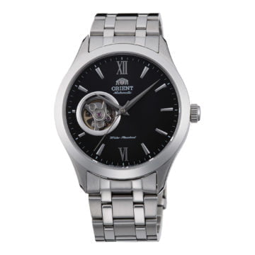 Open Heart 39mm Acciaio Nero