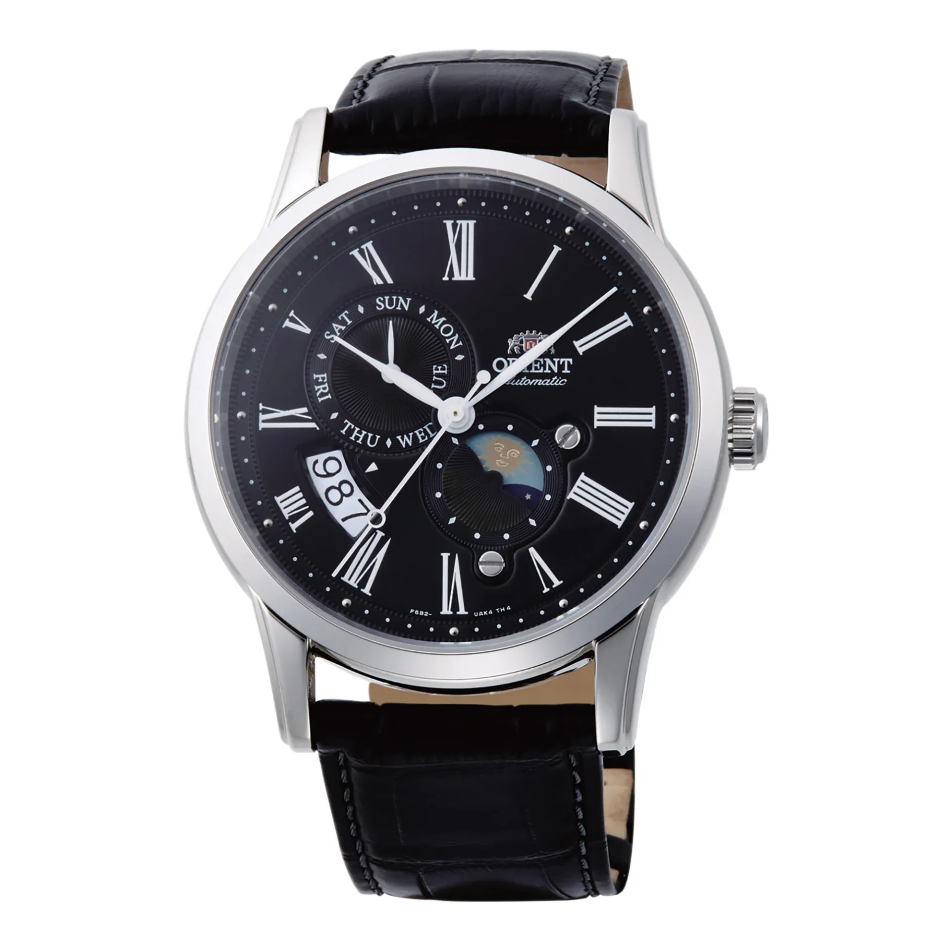 Orologio ORIENT Classic Sun & Moon Pelle Nero - RA-AK0010B30B - RA-AK0010B