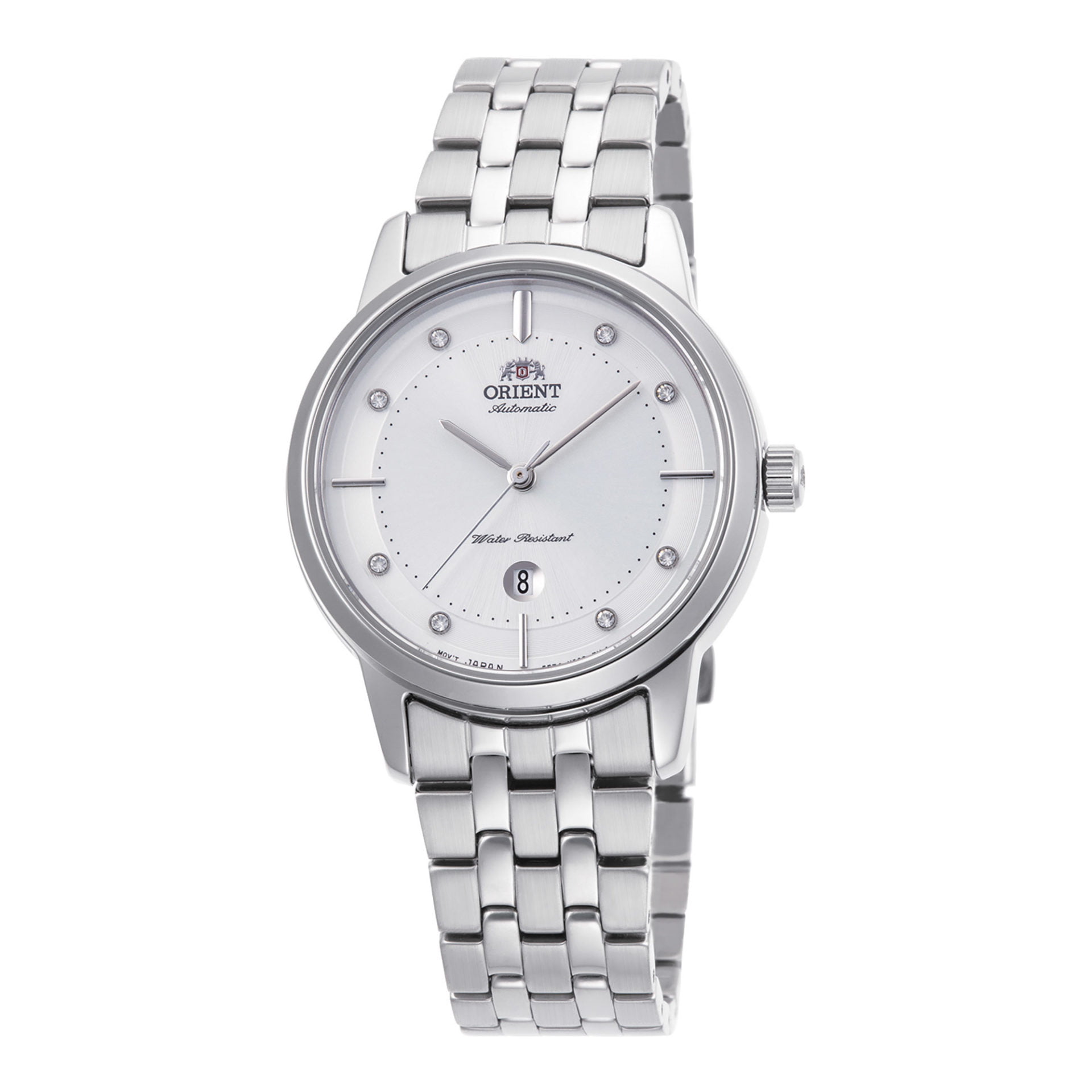 Simple Date Lady Acciaio Silver Strass