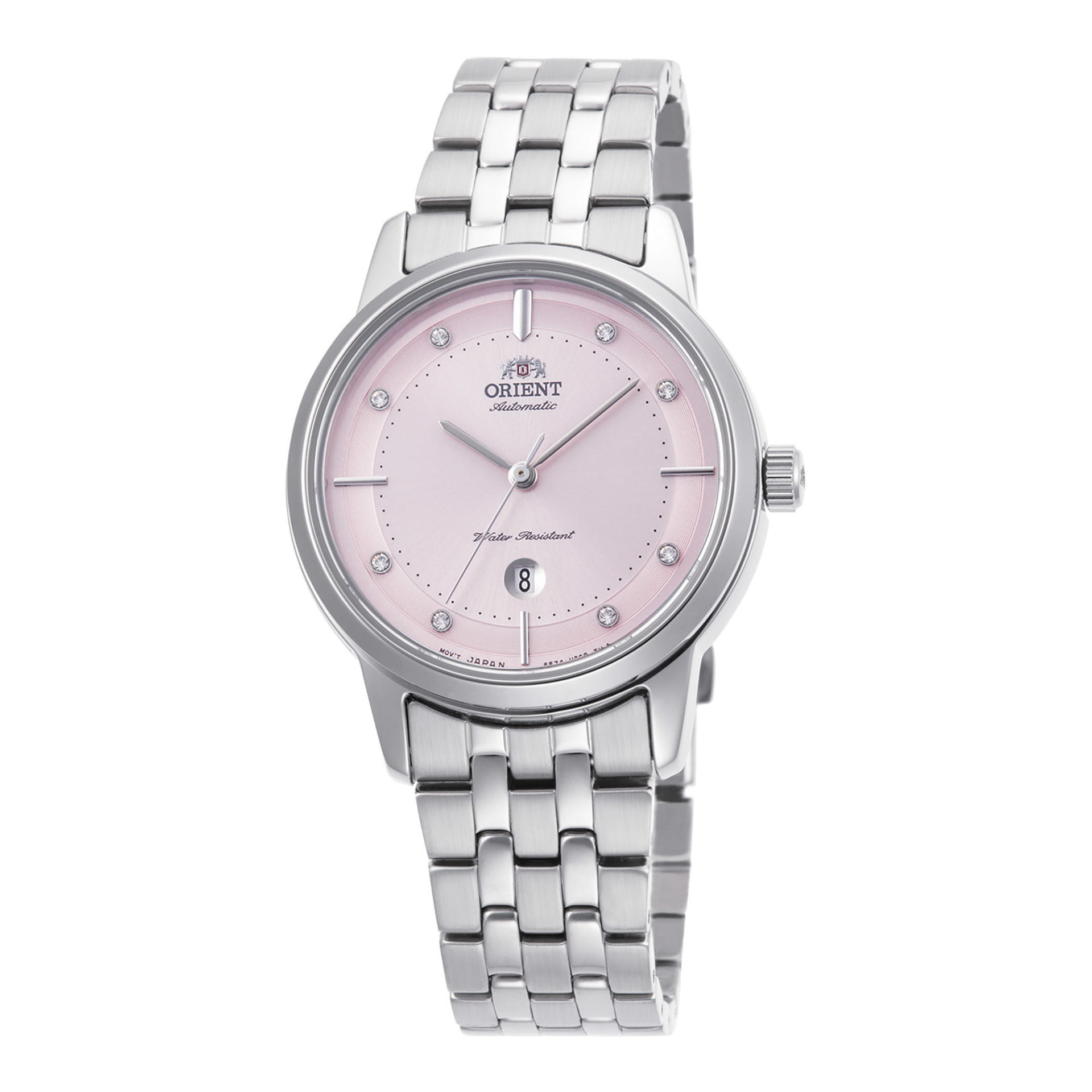 Simple Date Lady Acciaio Rosa Strass