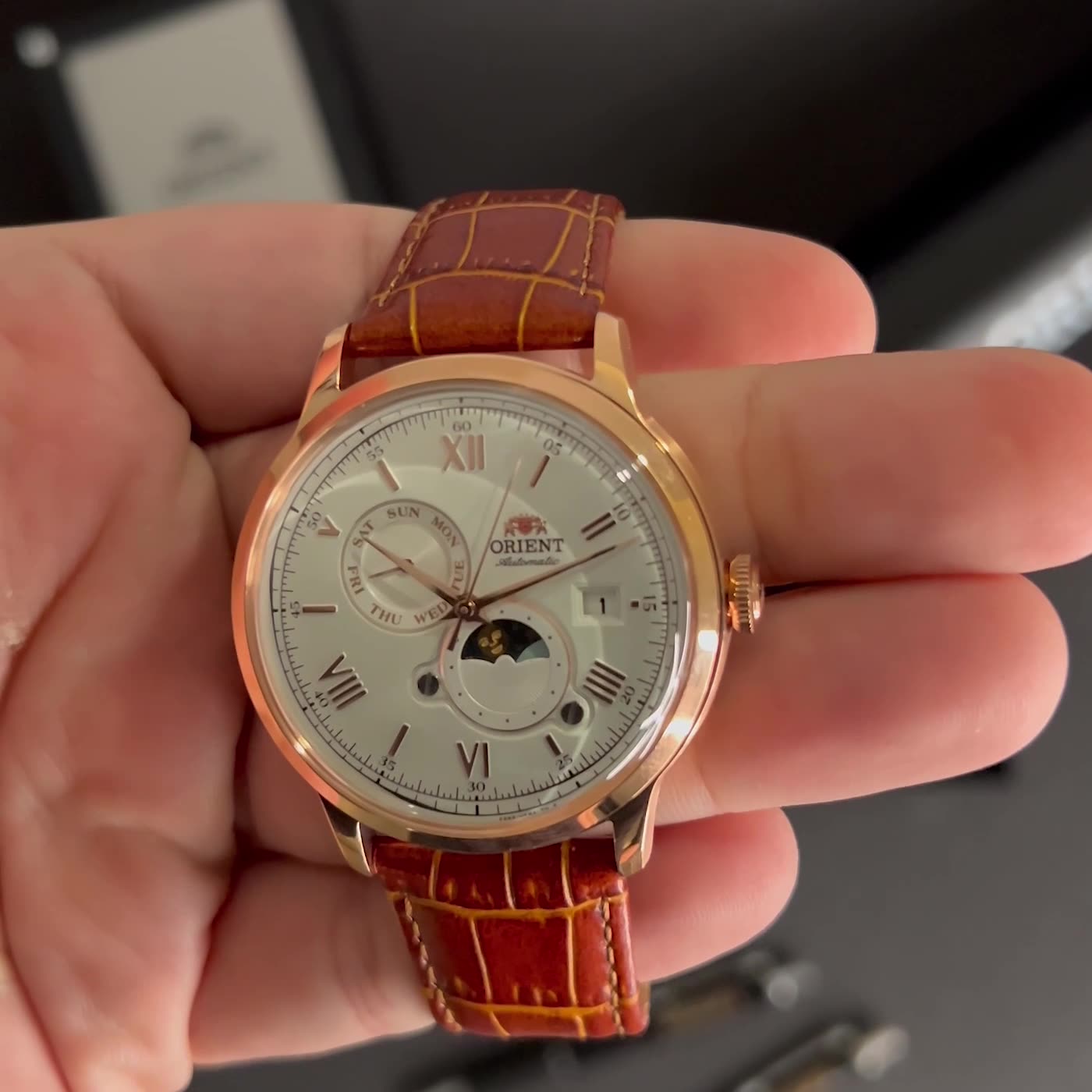 ORIENT Classic_AK08 Sun & Moon_RA-AK0801S_RA-AK0801S30B_RA-AK0801S10B_unboxing