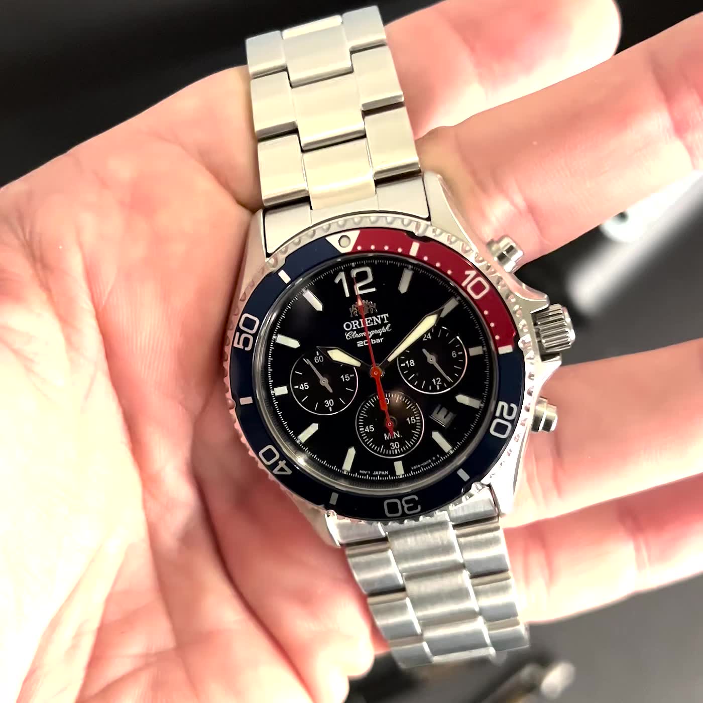 ORIENT Sport_TX02 Mako Solar Chrono_RA-TX0201L_RA-TX0201L10B__unboxing