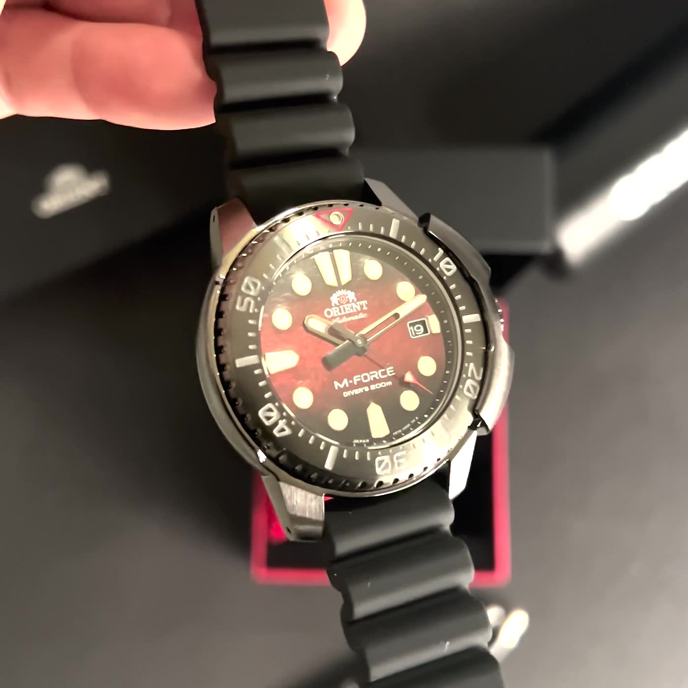 ORIENT Sport_AC0L M-Force_RA-AC0L09R_RA-AC0L09R00B__unboxing