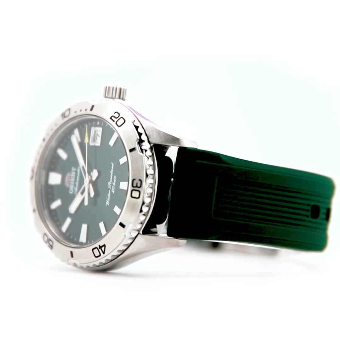 Mako 40mm Silicone Verde Opale